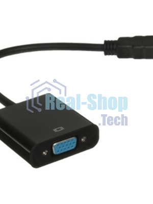 Переходник Gembird-Cablexpert Переходник HDMI-VGA, 19M/15F (A-HDMI-VGA-03)