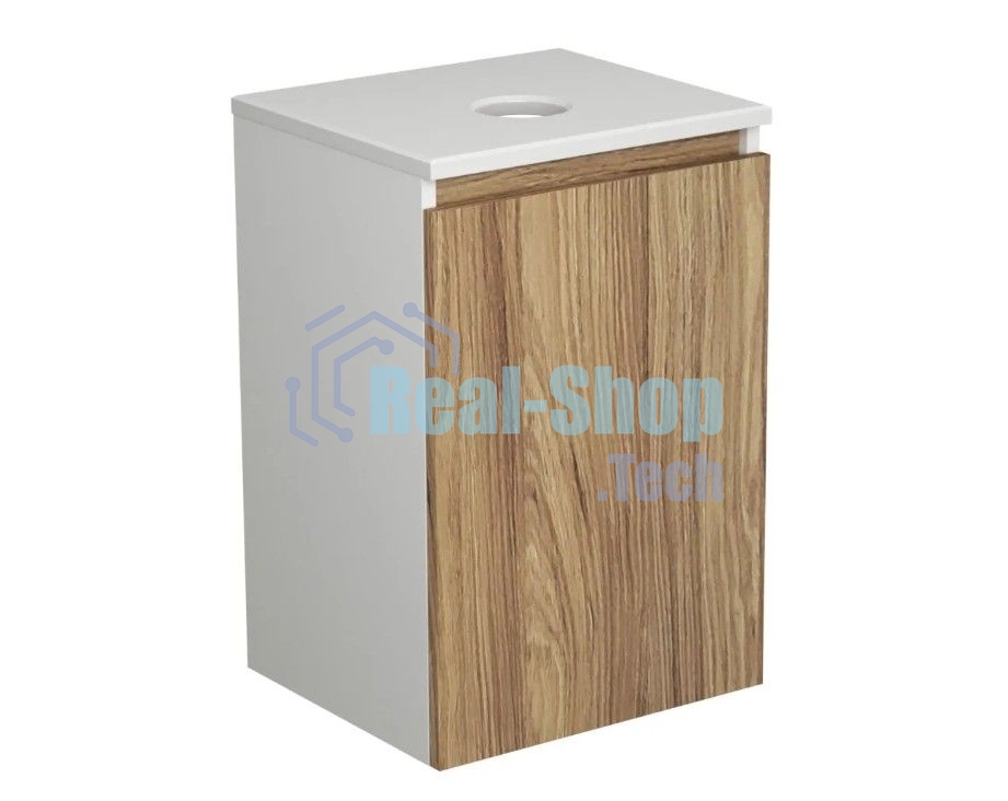 Тумба с раковиной (Тумба Bau Dream Blackwood 40, умывальник BAU Mini 24х24)
