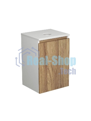 Тумба с раковиной (Тумба Bau Dream Blackwood 40, умывальник BAU Mini 24х24)