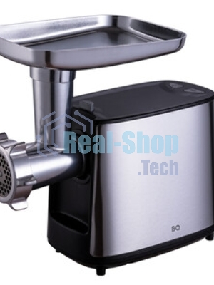 Мясорубка электрическая BQ MG1000 черный, 2100 Вт, 2.4 кг/мин, реверс, защита от перегрузки, насадки - 7