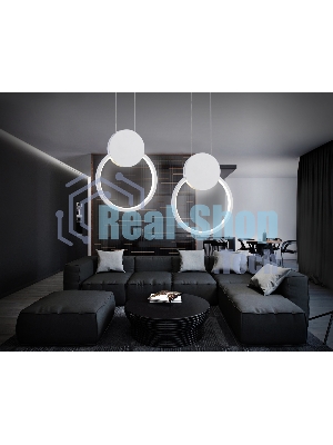Светильник Ambrella light FL5251 WH белый 9W 4200K 200*20*1200 (без ПДУ)