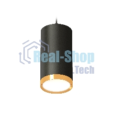 Светильник Ambrella Light XP8162013 SBK/PYG черный песок/золото желтое полированное GX53 (A2333, C8162, N8124)