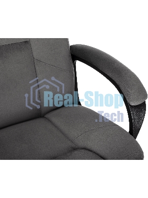 Кресло руководителя Бюрократ CH-800 Fabric темно-серый крестов. пластик