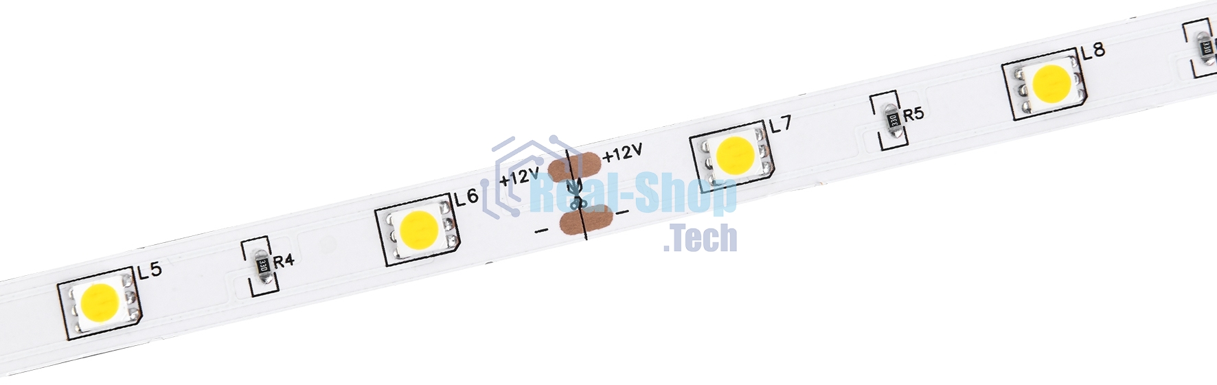Лента светодиодная 5м IEK PRO LSR-5050WW30-7,2-IP20-12В
