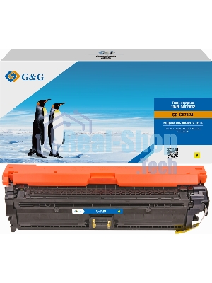Картридж лазерный G&G GG-CE742A желтый (7300 стр.) для HP LJ CP5220/CP5221/CP5223/CP5225