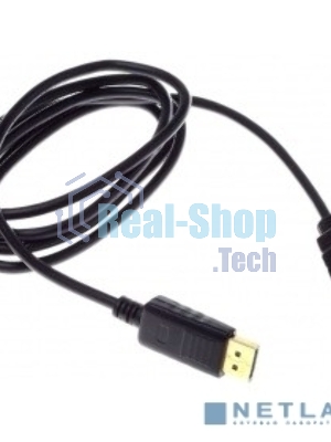 Кабель аудио-видео Buro HDMI (m)/DisplayPort (m) 1.8м. феррит.кольца позолоченные контакты черный