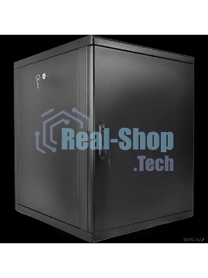 Шкаф телекоммуникационный ЦМО настенный разборный 15U (600 x 520) съемные стенки, дверь металл, черный (ШРН-М-15.500.1-9005)