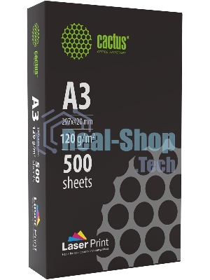 Бумага Cactus CS-LPA3120500 A3/120г/м2/500л./белый для лазерной печати