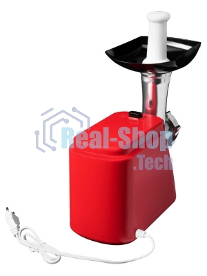 Мясорубка электрическая Starwind SMG3225 красный, 1500 Вт, 2.0 кг/мин, реверс, защита от перегрузки, насадки - 8