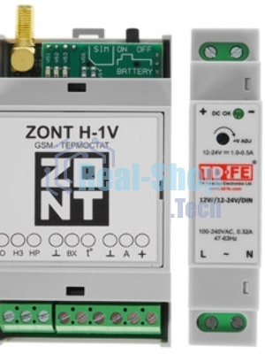 Термостат ZONT H-1V NEW (GSM + Wi-Fi)