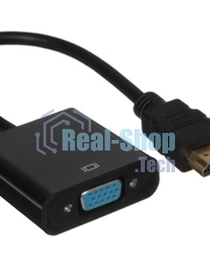 Переходник Gembird-Cablexpert Переходник HDMI-VGA, 19M/15F (A-HDMI-VGA-03)