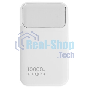 Портативный аккумулятор Perfeo (PF_E1632) - 10000 mAh, белый