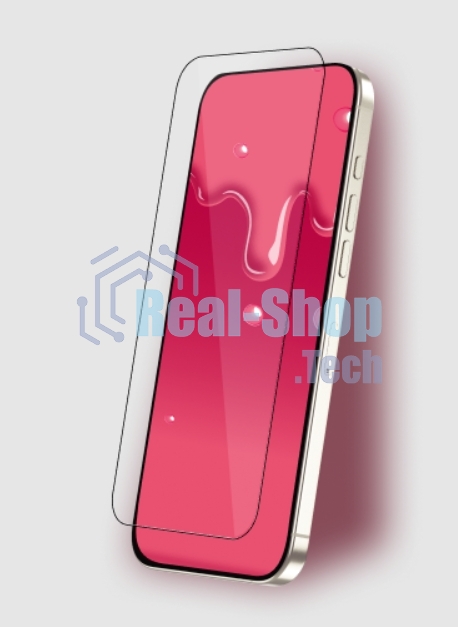 Защитное стекло Глазурь Розовая для Apple iPhone 15 Pro глянец
