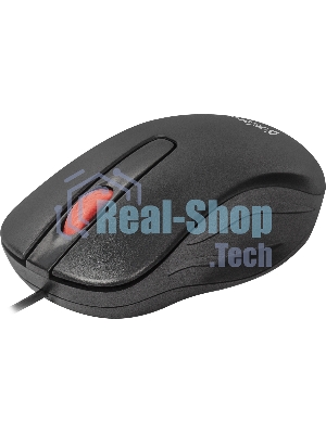 Мышь проводная Defender Point MM-756 черный, 1000 dpi, USB, кнопки - 3