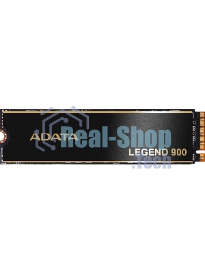 Накопитель SSD ADATA LEGEND 900, 2000Gb, PCIe 4.0 x4, 2280, NVMe, R/W 7000/5400, с радиатором