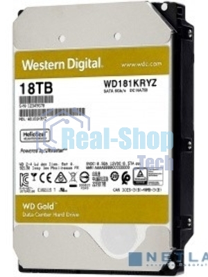 Жесткий диск Western Digital SATA 18Tb 7200RPM 6Gb/S 512MB GOLD WD181KRYZ