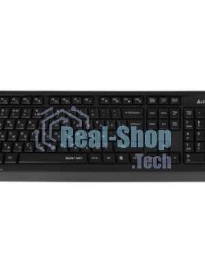 Комплект клавиатура+мышь A4Tech FStyler FGS1035Q беспроводной, USB, 2000 DPI, чёрный/серый