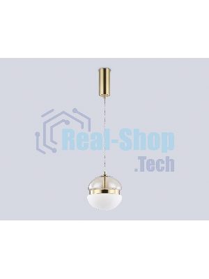 Подвесной светодиодный светильник Ambrella light LH11001 GD/FR золото/белый матовый 20W 3000K D180*200
