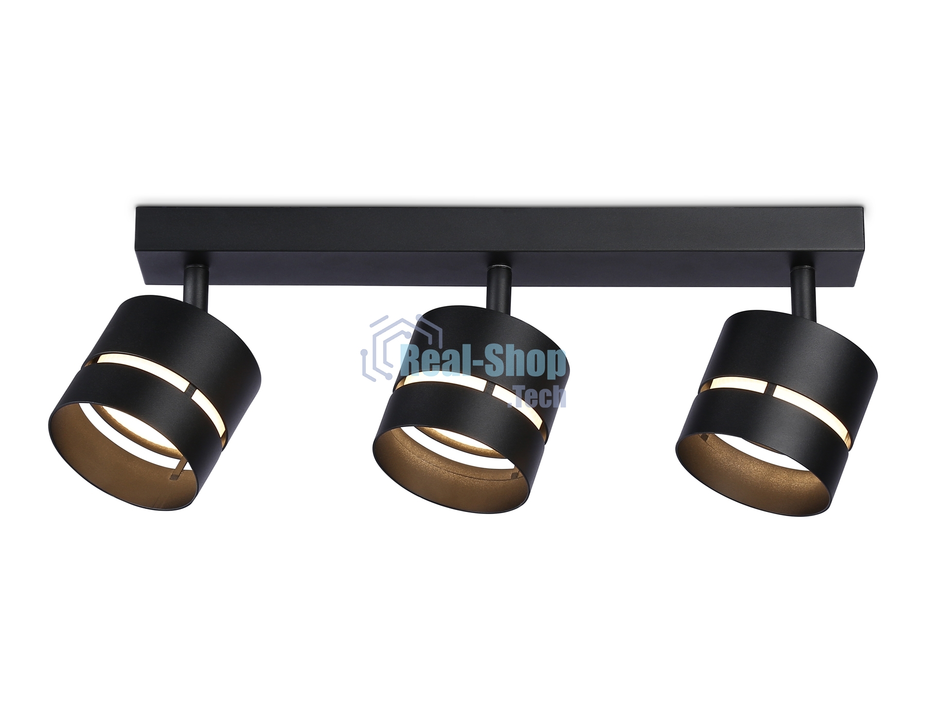 Светильник Ambrella light TN71064/3 BK черный GX53/3 max 12W 405*85*150