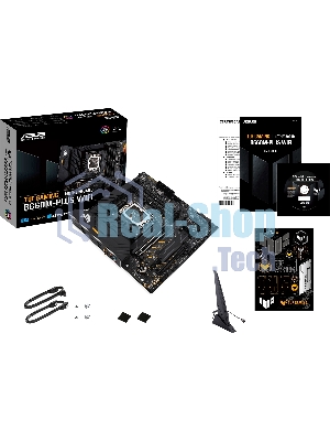 Материнская плата ASUS TUF GAMING B660M-PLUS WIFI, LGA 1700, Intel B660, 4xDDR5, 4xSATA, 2xM.2, 1xPCIe 5.0 x16, 1xPCIe 3.0 x4, 1xPCIe x1, 1xDP, 1xHDMI, 1x 2.5Gb LAN, 4xUSB-A 3.2 Gen 2, 1xUSB-A 3.2 Gen 1, 2xUSB 2.0, 1xUSB-C 3.2 Gen 2x2, 5x3.5 мм, 7.1, mATX