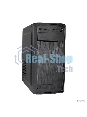 Компьютерный корпус Miditower ExeGate XP-332 Black, ATX, (XP600, Black,120мм), 2*USB, Audio