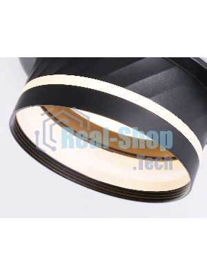 Светильник Ambrella light TN5219 BK черный GX53 D110*50