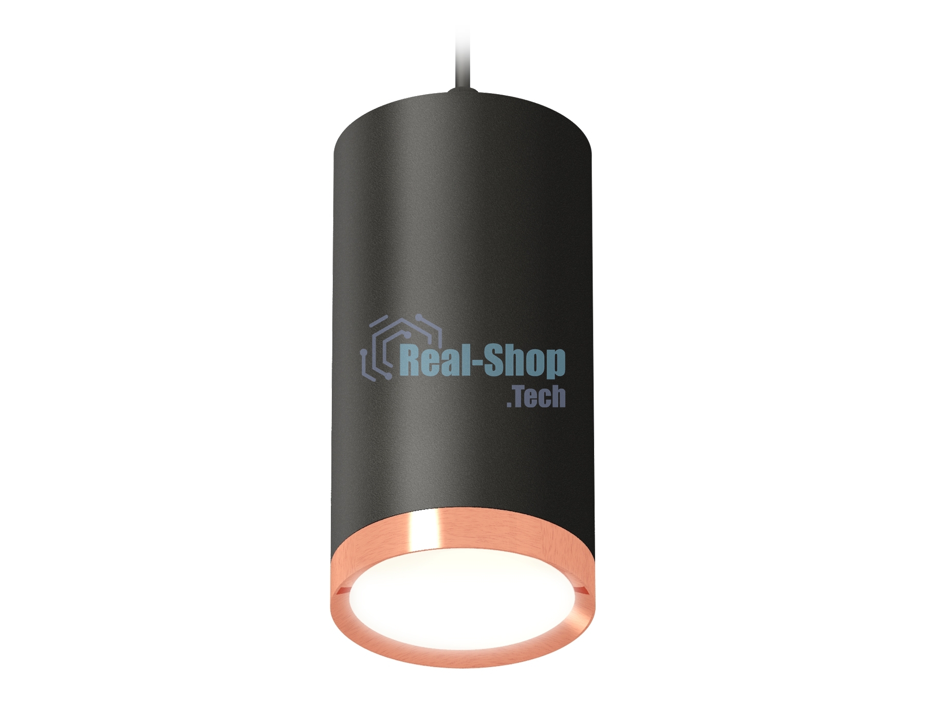 Светильник Ambrella Light XP8162014 SBK/PPG черный песок/золото розовое полированное GX53 (A2333, C8162, N8126)