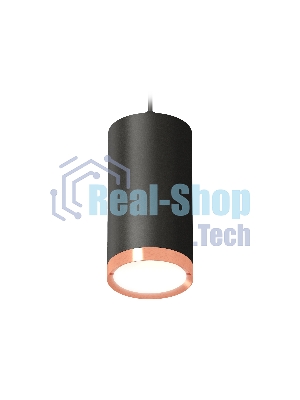 Светильник Ambrella Light XP8162014 SBK/PPG черный песок/золото розовое полированное GX53 (A2333, C8162, N8126)