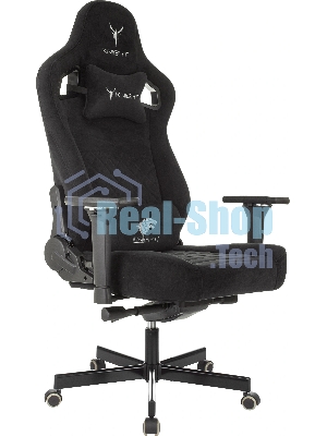 Кресло игровое Knight Hunter черный, Alfa Black крестов. металл