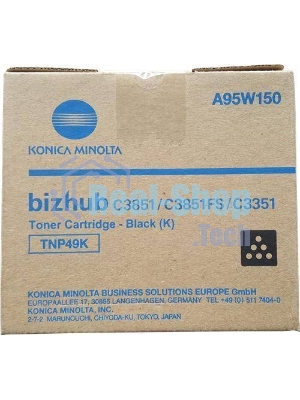 Тонер-картридж Konica-Minolta bizhub C3351/C3851 черный TNP-49K