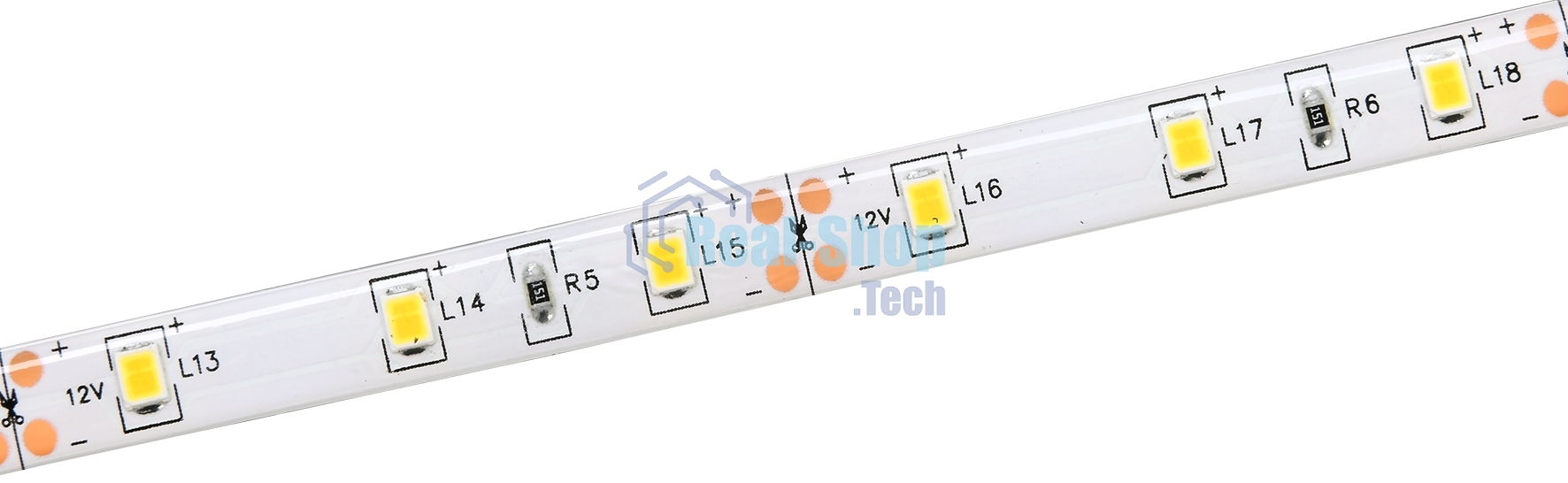 Лента светодиодная 5м IEK STANDARD LSR-2835WW60-4,8-IP65-12В