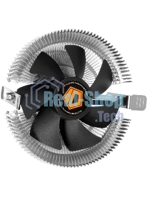Кулер Cooler ID-Cooling ID-CPU-DK-01T серебристый 92мм алюминий 2200rpm 24db 3-pin 95W 52мм