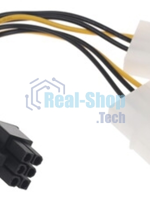 Разветвитель питания Cablexpert CC-PSU-SATA, SATA->PCI-Express 6pin, для подключения в/к PCI-Е (6pin) к б/п ATX