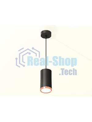 Светильник Ambrella Light XP8162014 SBK/PPG черный песок/золото розовое полированное GX53 (A2333, C8162, N8126)