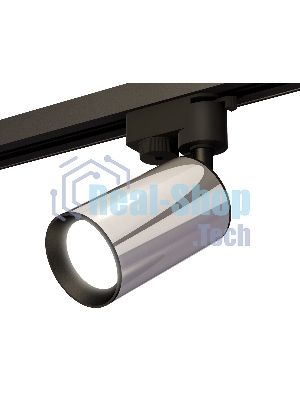 Светильник Ambrella light XT6325001 PSL/SBK серебро полированное/черный песок MR16 GU5.3 (A2521, C6325, N6102)