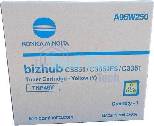Тонер-картридж Konica-Minolta bizhub C3351/C3851 желтый TNP-49Y
