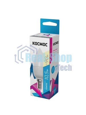 Лампа светодиодная Космос LED BASIC CN 10.5Вт 220В E14 3000К