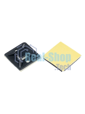 Площадка EKF plc-20x20-b самоклеящаяся (20х20 мм.) черная (100 шт.) EKF
