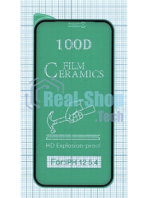 Керамическая пленка (стекло) для Iphone 13 mini черный