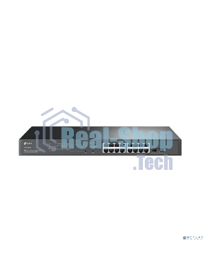 Коммутатор TP-Link TL-SG2218P JetStream Smart с 16 гигабитными портами PoE+ и 2 гигабитными портами SFP