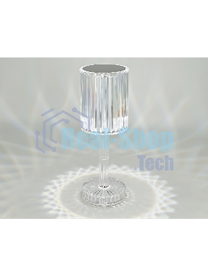 Настольная светодиодная лампа Ambrella light DE8066 CL прозрачный LED 3000K/4200K/6400K 3W