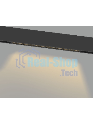 Трековый светильник GL2340 BK черный IP20 20W 3CCT 3000-6400K 48V 400*10*37