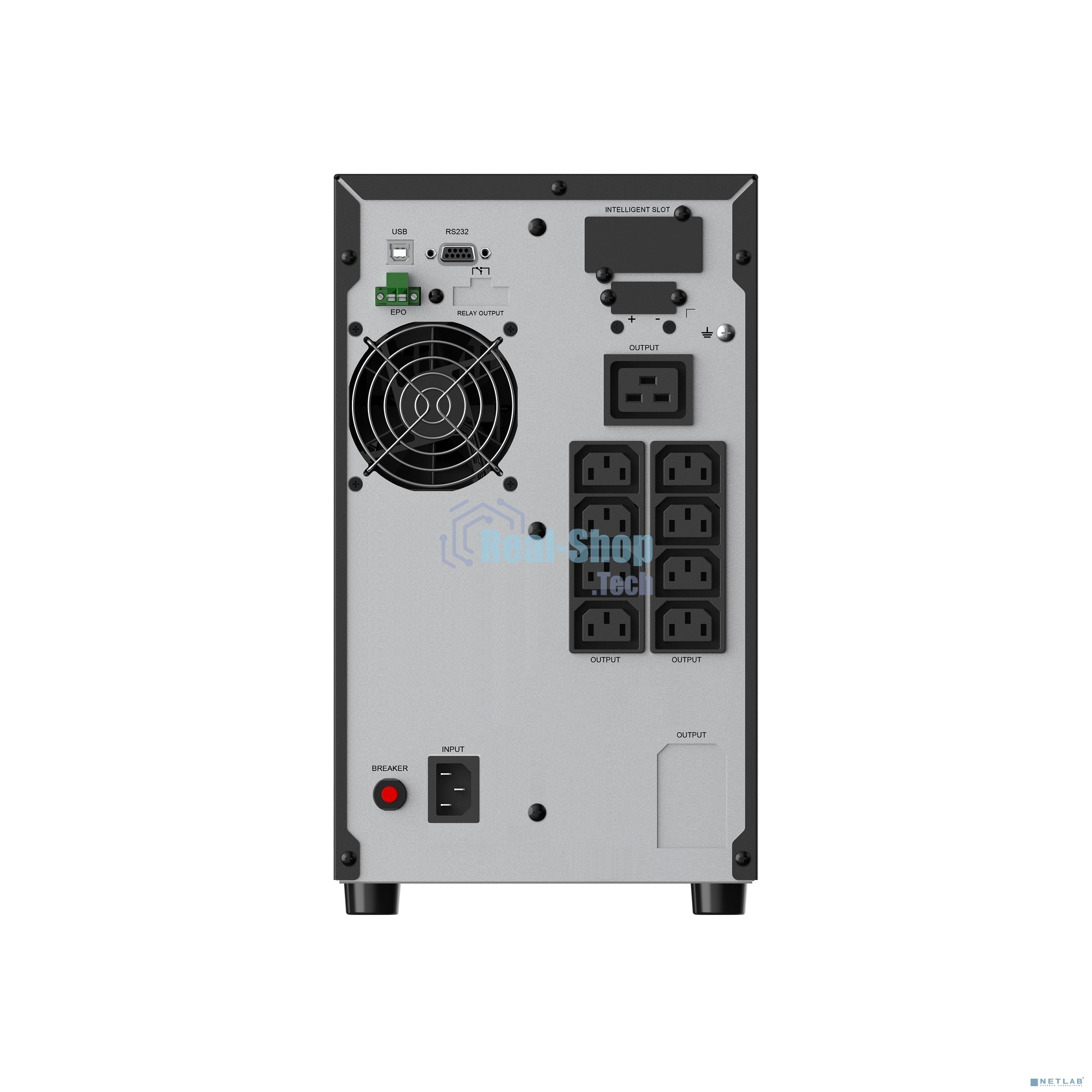 ИБП CBR ESSENCE ESN-2000C [Online 2000 VA / 2000 W, Tower, 6 x C13, LCD, HID-USB, RS232, EPO, SNMP slot] (ESN-2KT-6I-LCHERSC)