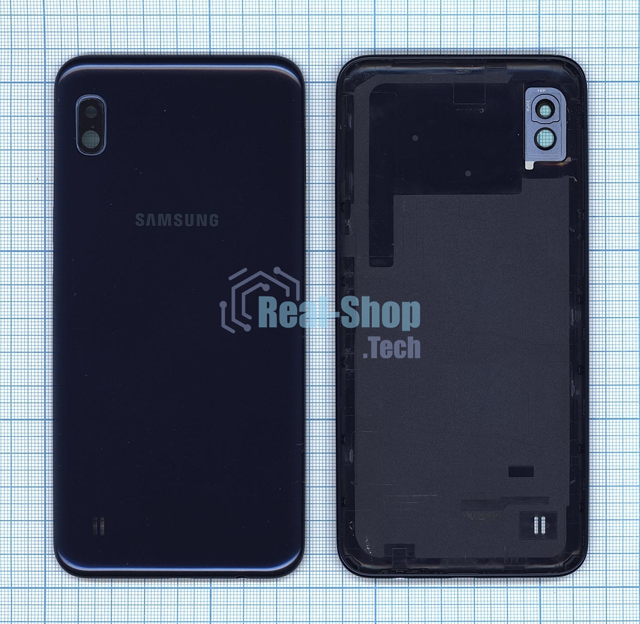 Задняя крышка для Samsung A105FD Galaxy A10 (2019) синий