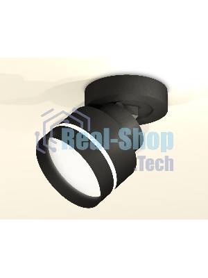 Светильник Ambrella Light XM8102025 SBK/FR черный песок/белый матовый GX53 (A2229, A2106, C8102, N8462)