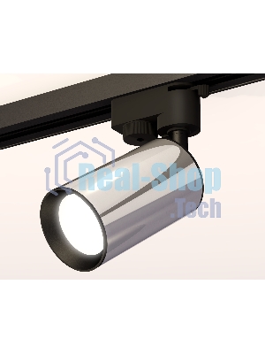 Светильник Ambrella light XT6325001 PSL/SBK серебро полированное/черный песок MR16 GU5.3 (A2521, C6325, N6102)