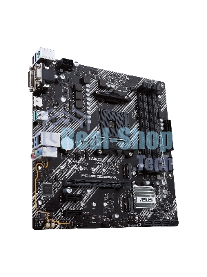Материнская плата ASUS PRIME B550M-K, AM4, AMD B550, 4xDDR4, 4xSATA, 2xM.2, 1xPCIe 4.0 x16, 2xPCIe x1, 1xDVI-D, 1xHDMI, 1xVGA, 1x 1Gb LAN, 4xUSB 3.2 Gen 1, 2xUSB 3.2 Gen 2, 3x3.5 мм, 7.1, mATX