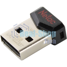 Флешка USB Netac UM81 (NT03UM81N-032G-20BK), 32Gb, USB 2.0, R/W 30/10, черный/красный