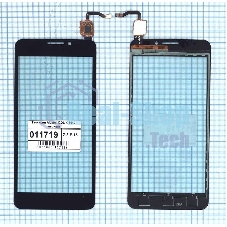 Сенсорное стекло (тачскрин) для Alcatel Idol X 6040D черное