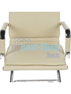Кресло Бюрократ CH-993-Low-V/Ivory слоновая кость, экокожа, 120 кг, механизм качания, низкая спинка